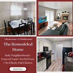 Broken Arrow Remodeled Home | Dogs OK | Safe Area
